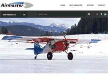 Tablet Screenshot of airmasterpropellers.com